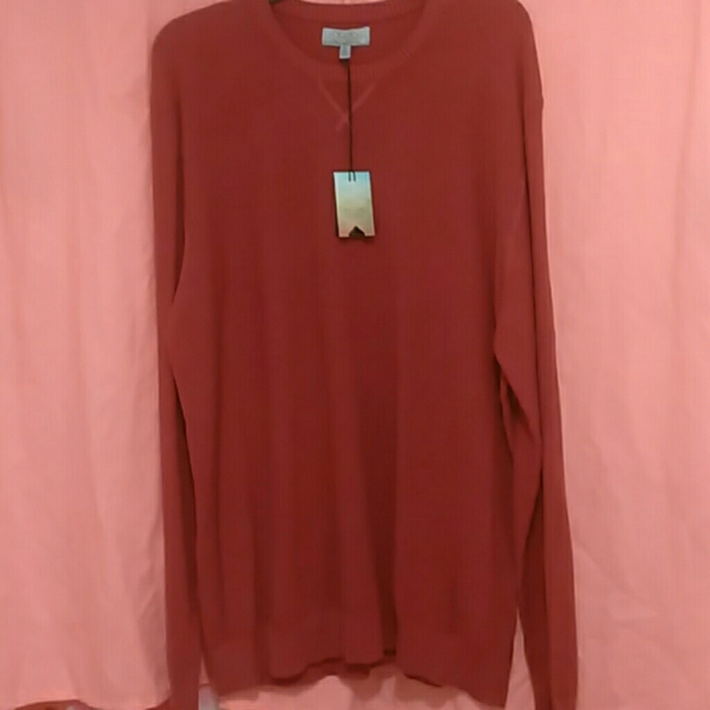 Men's burgundy sweater